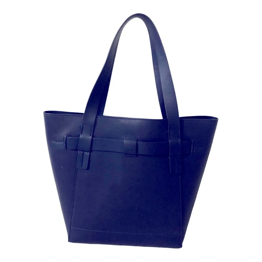 Tory Burch Navy leather tote bag